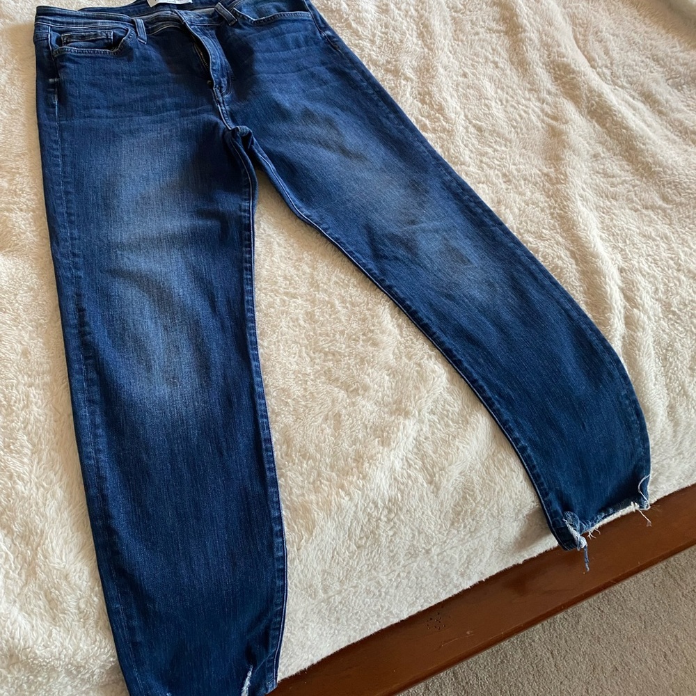 Flying Monkey distressed ankle jeans sz 30